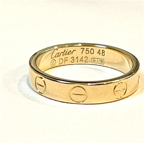 cartier love price ring|cartier 750 ring 52833a worth.